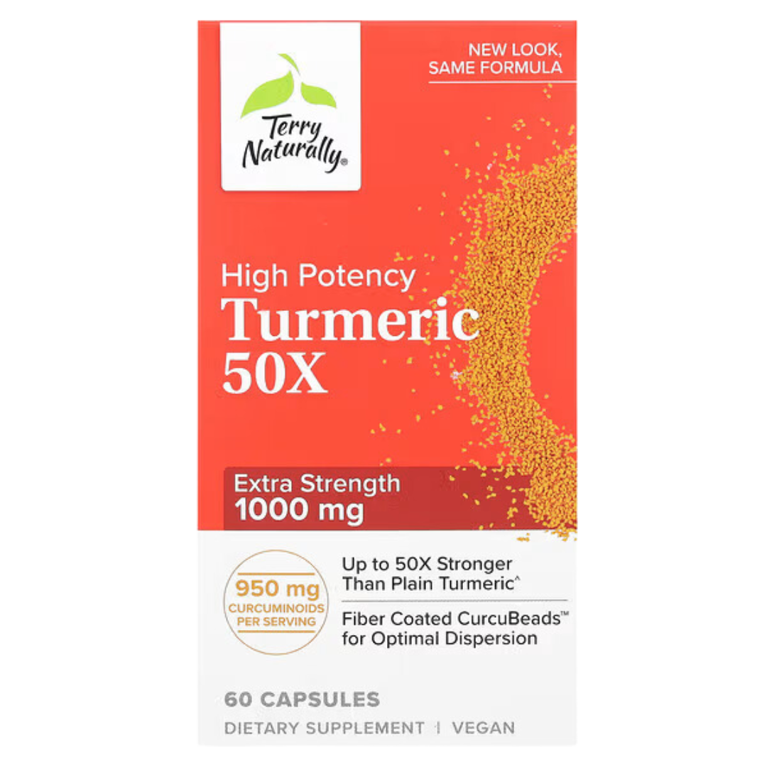 Terry Naturally, High Potency Turmeric 50X