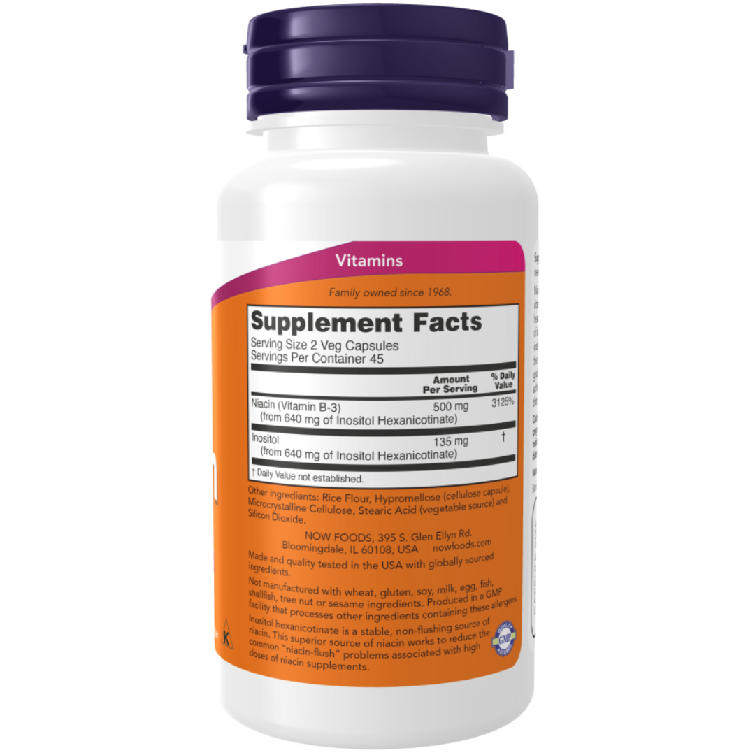 NOW, Niacin 250 mg