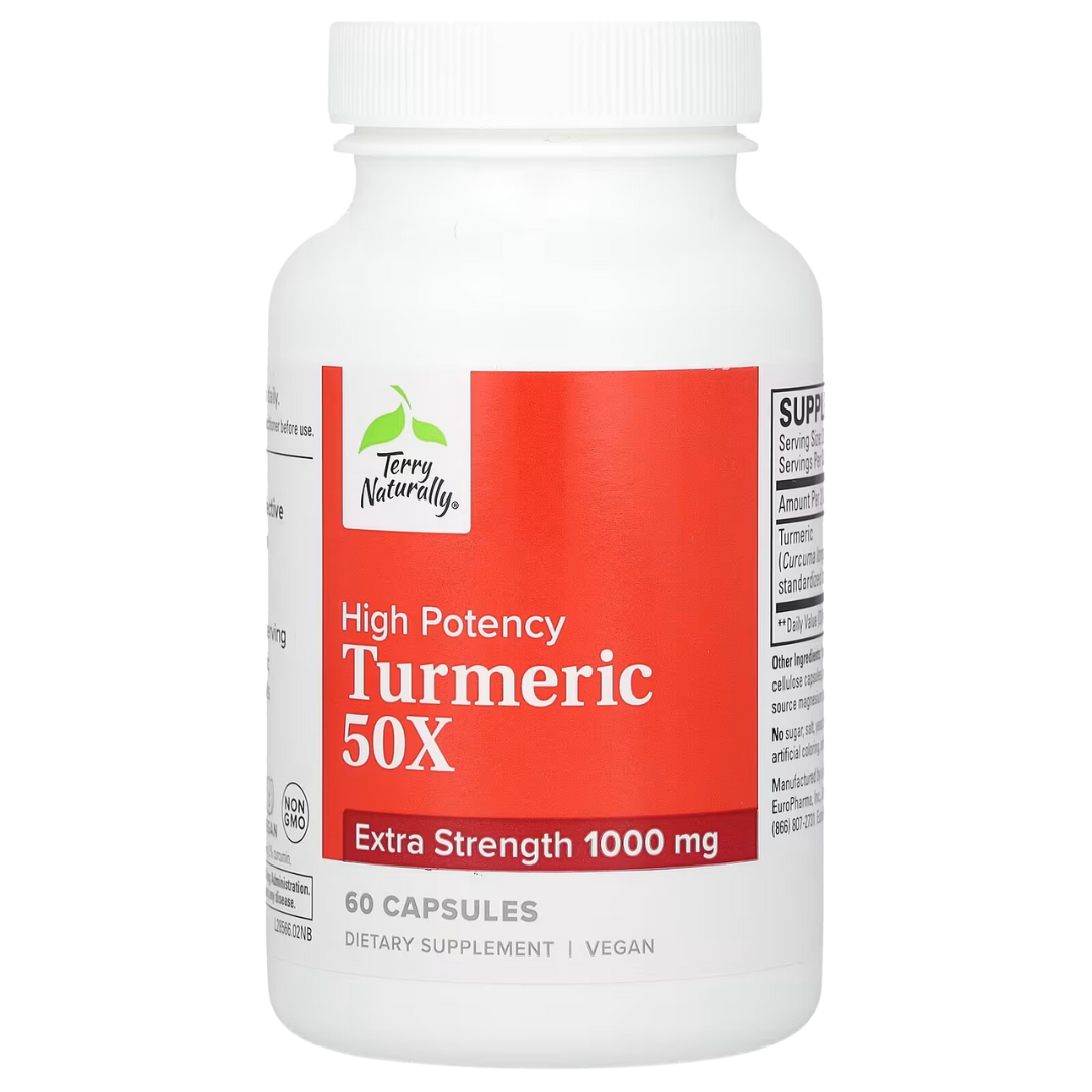 Terry Naturally, High Potency Turmeric 50X