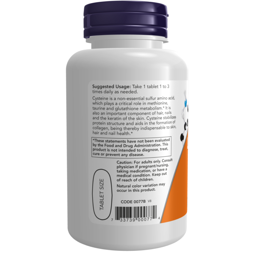 NOW, L-Cysteine 500 mg