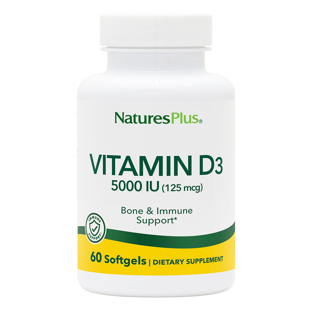 NaturesPlus, Vitamin D3 5000 IU