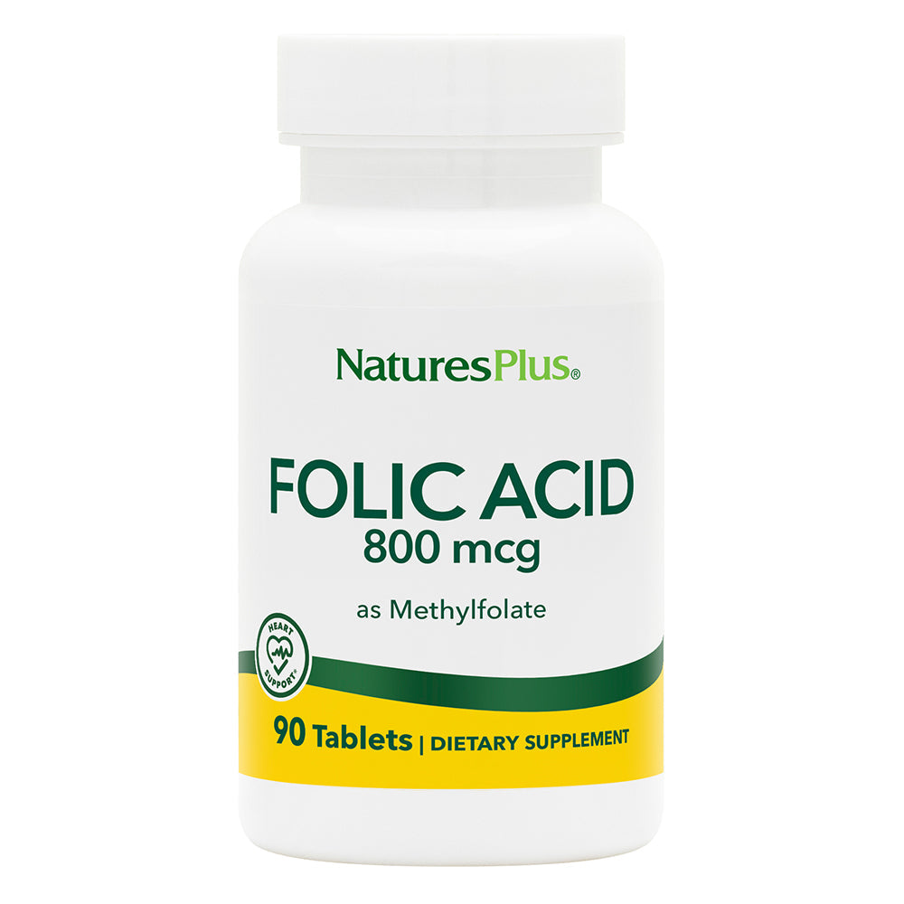 NaturesPlus, Folic Acid 800 mcg
