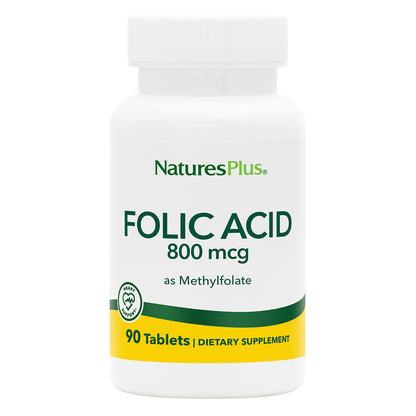 NaturesPlus, Folic Acid 800 mcg