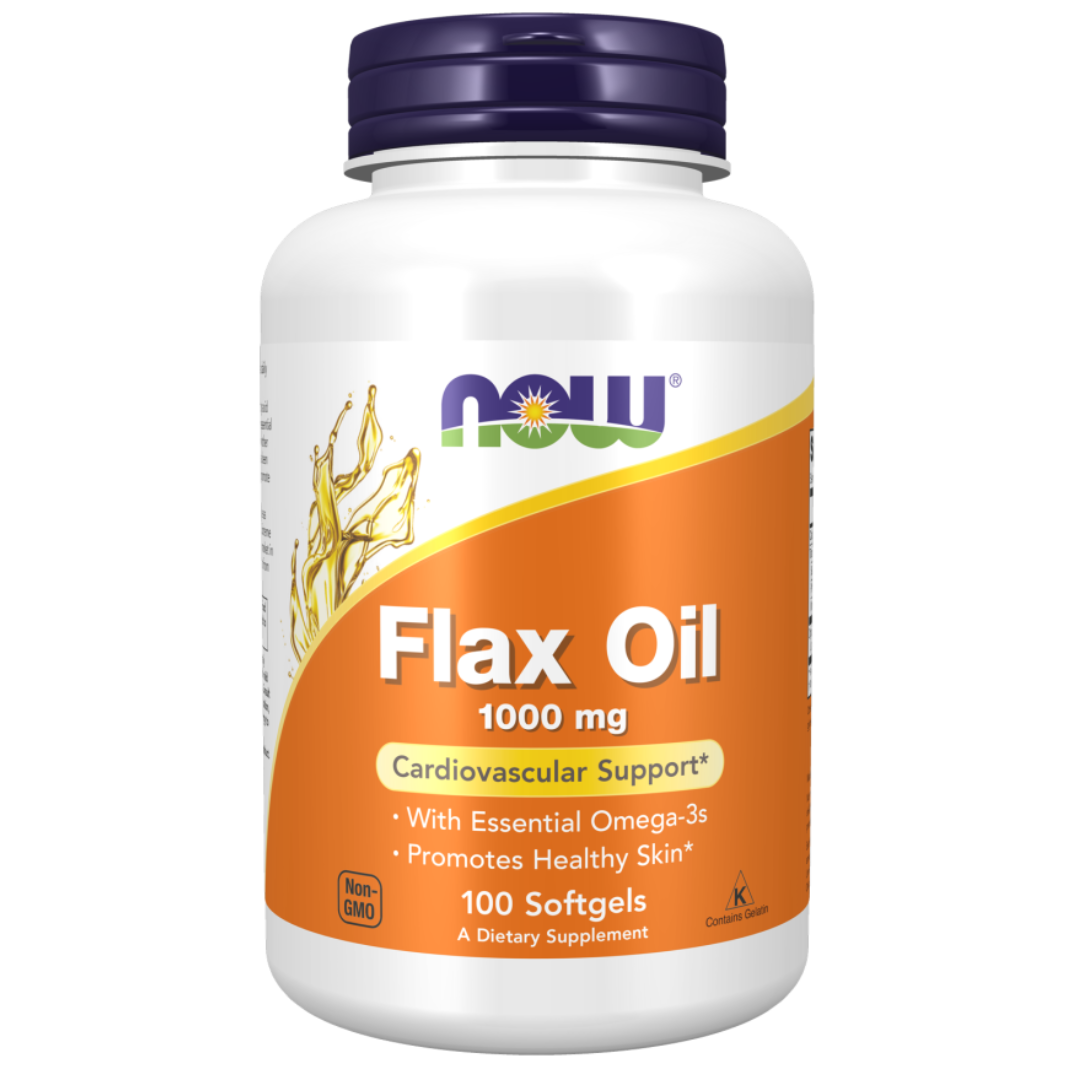 NOW, Flax Oil 1000 mg