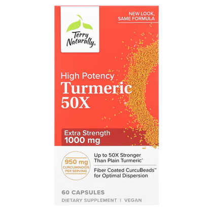 Terry Naturally, High Potency Turmeric 50X