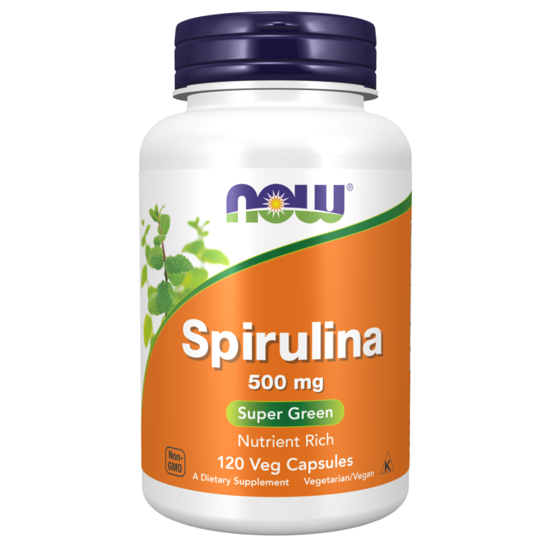 NOW, Spirulina 500 mg