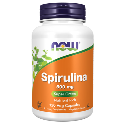 NOW, Spirulina 500 mg