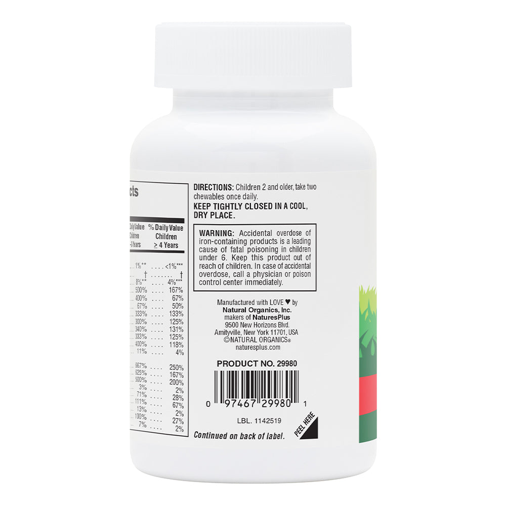 NaturesPlus, Multivitamin, Children's Chewables