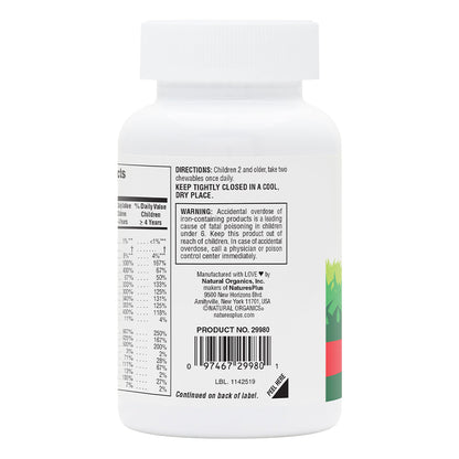 NaturesPlus, Multivitamin, Children's Chewables