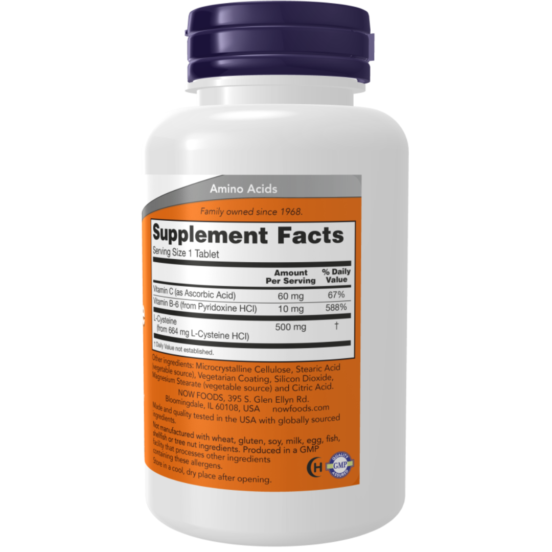 NOW, L-Cysteine 500 mg