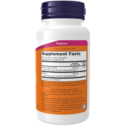 NOW, Niacin 250 mg