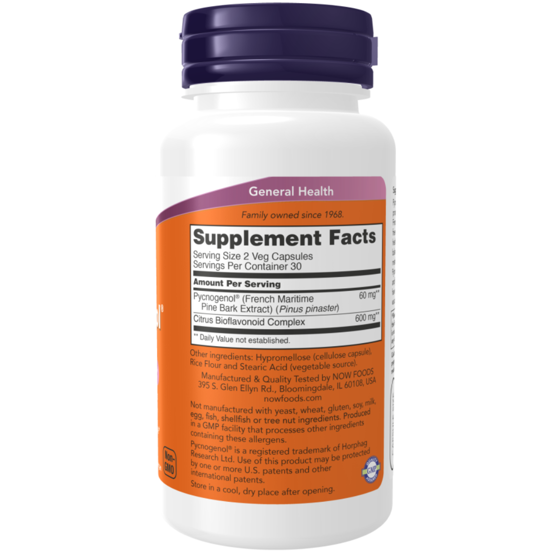NOW, Pycnogenol, 30 mg