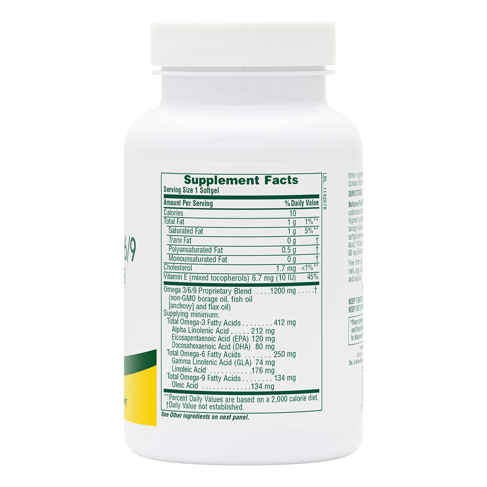 NaturesPlus, Ultra Omega 3/6/9
