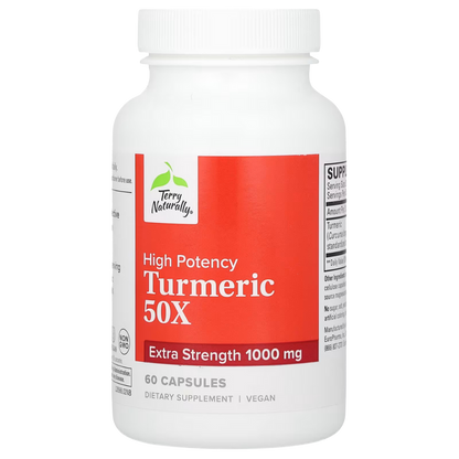 Terry Naturally, High Potency Turmeric 50X