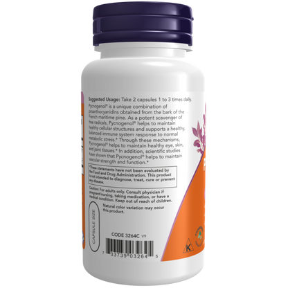 NOW, Pycnogenol, 30 mg