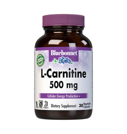 Bluebonnet, L-Carnitine 500 mg