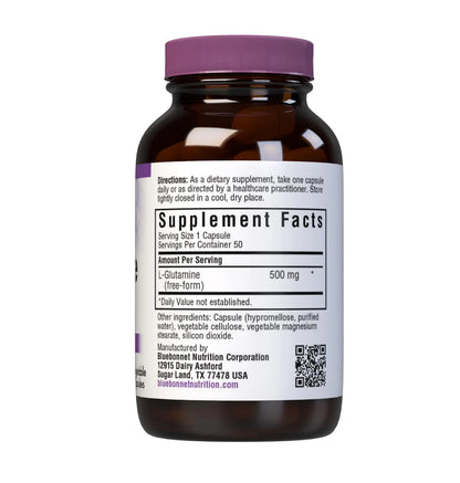 Bluebonnet, L-Glutamine 500 mg
