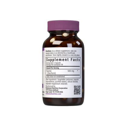 Bluebonnet, Taurine 500 mg