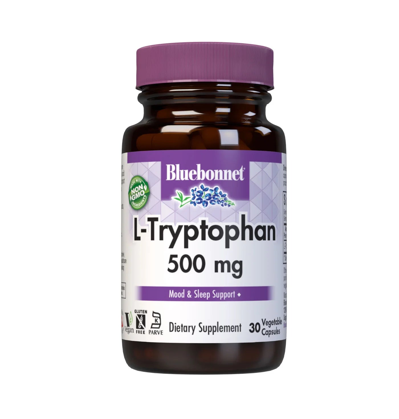 Bluebonnet, L-Tryptophan 500 mg